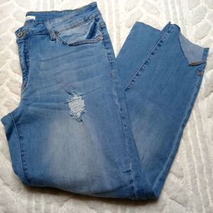 KanCan Distressed Light wash Jeans